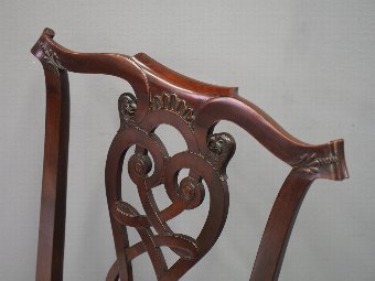 Antique Chippendale Style Chair by Justice of Dundee