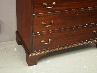 Antique George III Chippendale Style Chest of Drawers