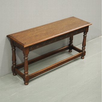 Jacobean Style Oak Stool