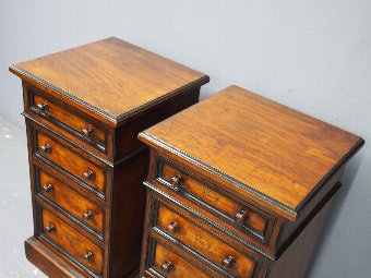 Antique Pair of Aesthetic Movement Style Bedsides