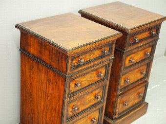 Antique Pair of Aesthetic Movement Style Bedsides
