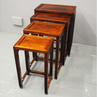 Nest of 4 Chinese Occasional Tables