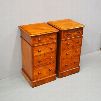 Pair of Victorian Mahogany Bedsides