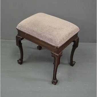Edwardian Mahogany Lift Top Piano Stool
