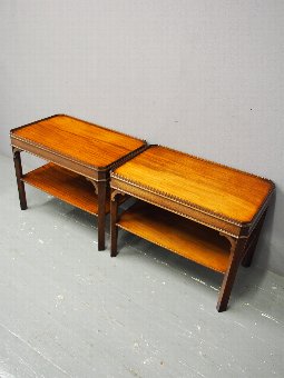 Antique Pair of George II Style Occasional Tables