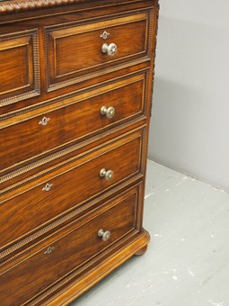 Antique  Victorian Walnut Chest of Drawers by Morison and Co