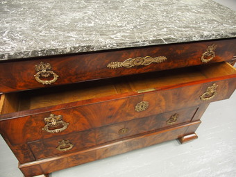 Antique French Empire Commode or Chest of Drawers