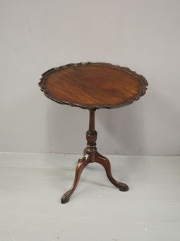 Antique George III Style Mahogany Snap Top Table