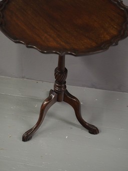Antique George III Style Mahogany Snap Top Table