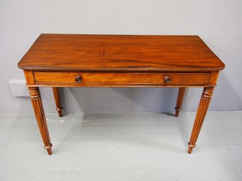 Antique Gillows Style Mahogany Writing Table or Side Table