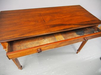 Antique Gillows Style Mahogany Writing Table or Side Table