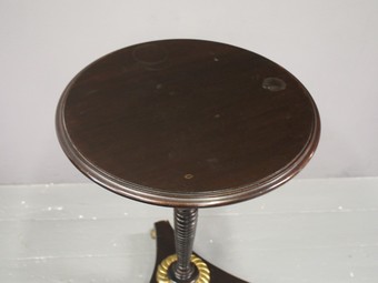 Antique William IV Ebonised Occasional Table