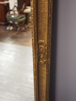 Antique Pair of Gilded Pine Mirrors