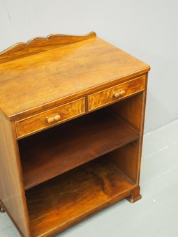 Antique  Walnut Bookcase or Bedside by Whytock and Reid