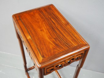 Antique Chinese Hardwood Occasional Table