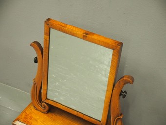 Antique William IV Scottish Ash Dressing Mirror