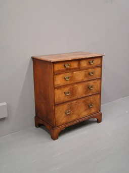 Antique George III Style Walnut Chest of Drawers