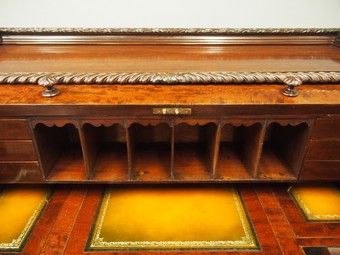 Antique Victorian Mahogany Roll Top Bureau