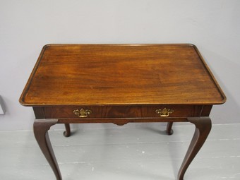 Antique Mahogany Side Table by Whytock and Reid