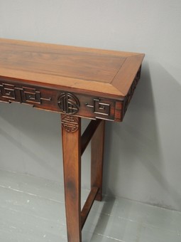 Antique Qing Dynasty Huanghuali Altar Table