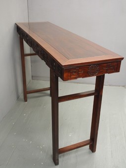 Antique Qing Dynasty Huanghuali Altar Table