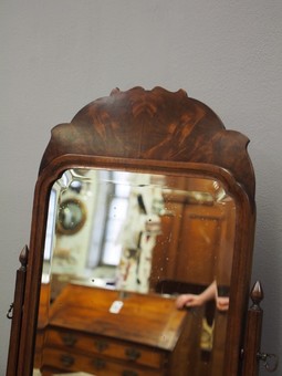 Antique Mahogany Toilet Mirror by Whytock and Reid