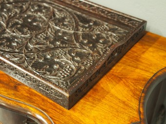 Antique Carved Hardwood Tray