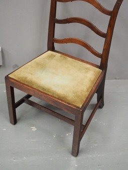 Antique George III Ladderback Chair