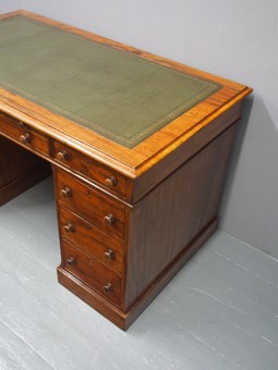 Antique Victorian Mahogany Partners Desk