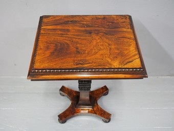 Antique Regency Rosewood Table in the manner of William Trotter