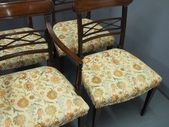 Antique Set of 8 George III Style Dining Chairs