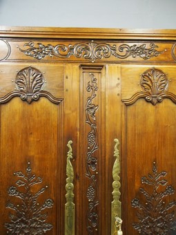 Antique French 2 Door Armoire