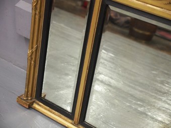 Antique Regency Gilt Overmantel Mirror