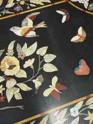 Antique Italian Pietra Dura Marble Table