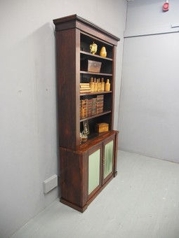 Antique Regency Rosewood Bookcase