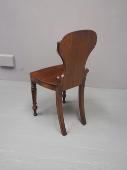 Antique George IV Oak Hall Chair