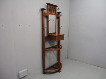Antique Arts and Crafts Glaswegian Hall Stand