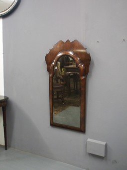 Antique William and Mary Walnut Mirror