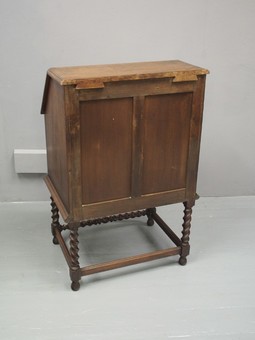 Antique Jacobean Style Oak Bureau