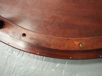 Antique George III Mahogany Oval Table