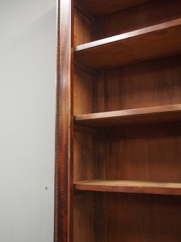 Antique Mahogany Open Bookcase by William Trotter