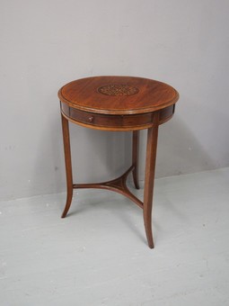 Antique Sheraton Revival Occasional Table