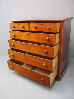 Antique Scottish Country House Mahogany Chest of Drawers