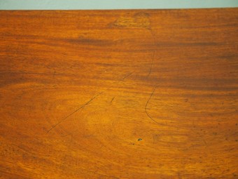 Antique George III Scottish Inlaid Mahogany Foldover Table