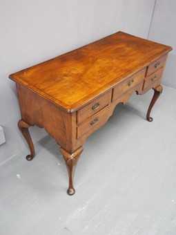 Antique George II Style Walnut Desk or Side Table