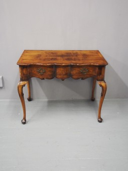 Antique Georgian Style Walnut Side Table