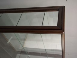 Antique Mahogany Display Cabinet by Whytock and Reid