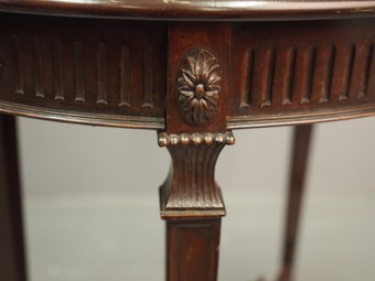 Antique Adams Style Mahogany Oval Table