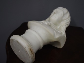 Antique White Marble Bust of a Gentleman