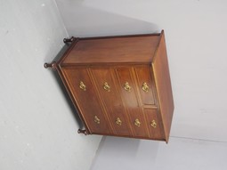 Antique Mahogany Chest of Drawers in Style of Morison & Co